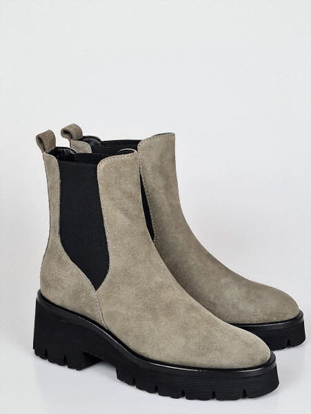 BrunoPremi Stieflette stone velour