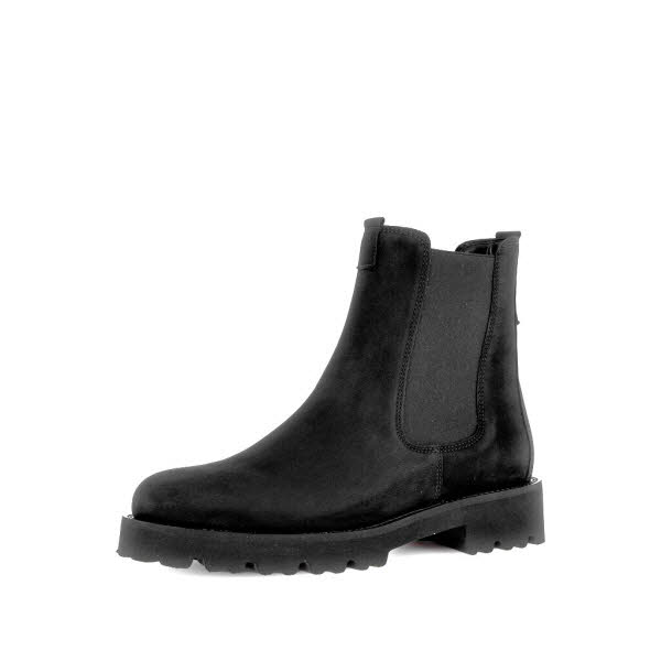 Gabor Stieflette flach Strass schwarz