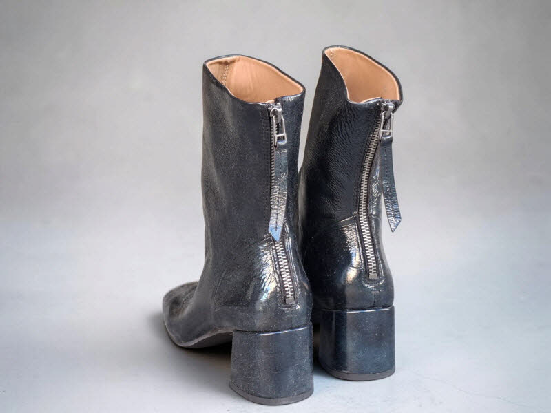 Rebecca White Stieflette Nera 2tone Naplack