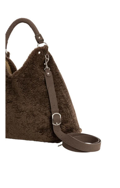 Yaya Wende Shopper Slate Black Brown