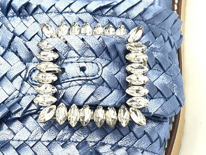 Inuovo Pantoffel Metallic Blue