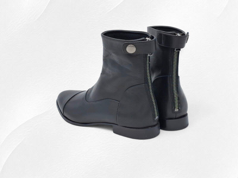 Rebecca White Stieflette Golden Nappa Black