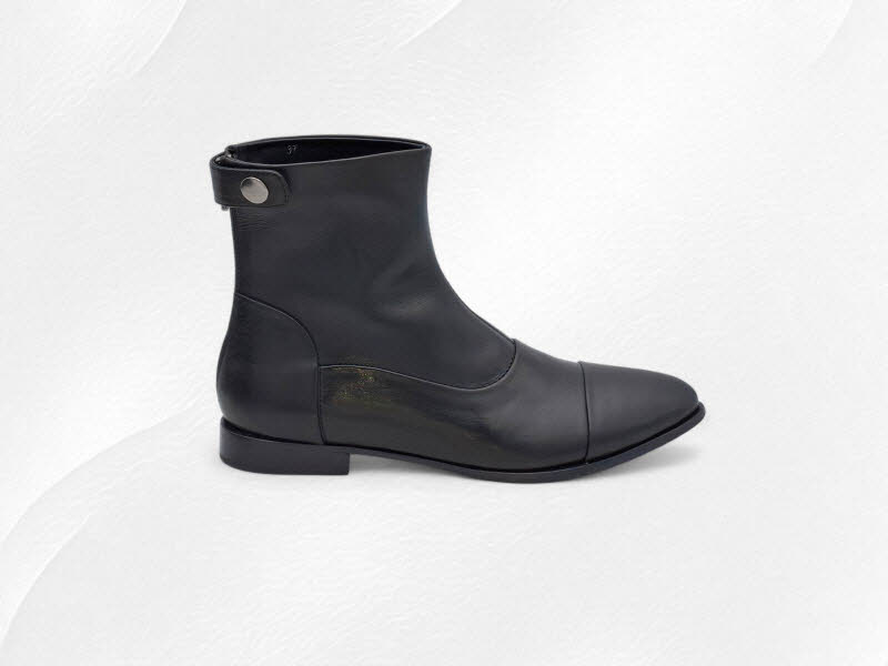 Rebecca White Stieflette Golden Nappa Black