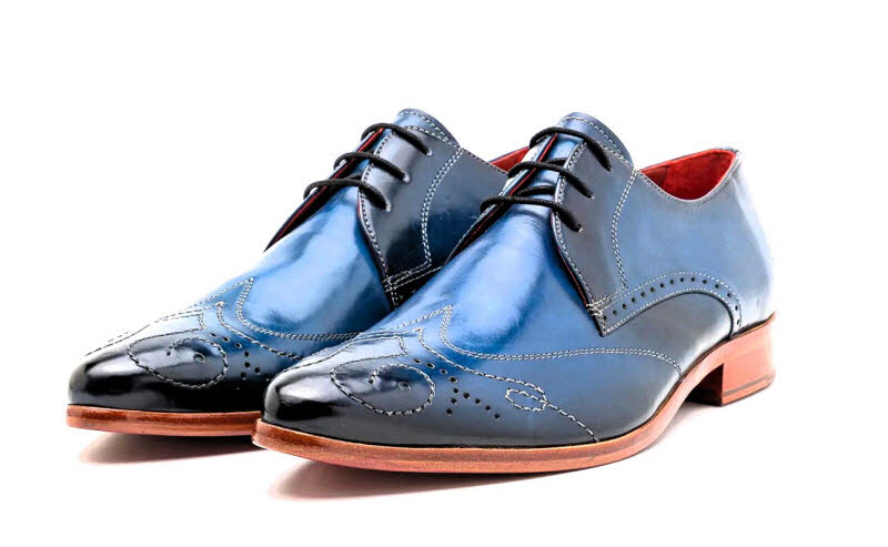 Melvin & Hamilton Schnürer Crust Electric Blue