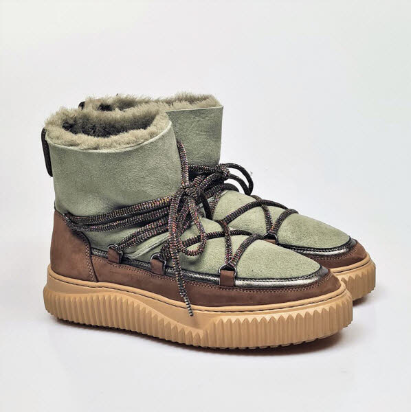 Voile Blanche Falc Cortina Shearling brown-army