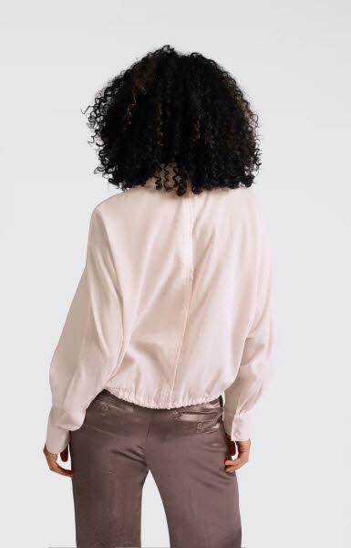 Yaya Bluse mit dezenten Nahtdetails