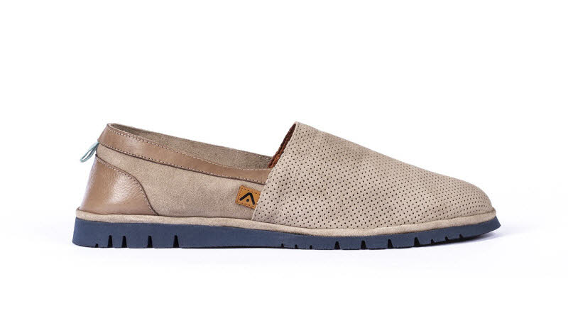 Herrenslipper taupe