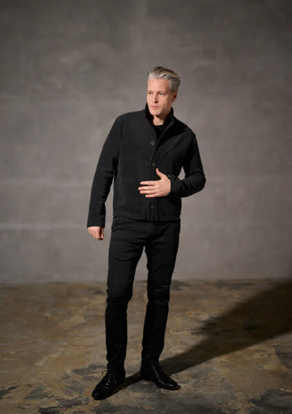 Henriette Steffensen HSCPH ApS Herren-Cardigan soft black