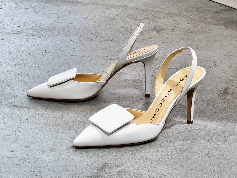 Fabio Rusconi Sling Highheel offwhite