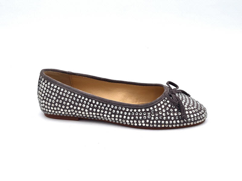 AlmaEnPena Ballerina Suede Grey