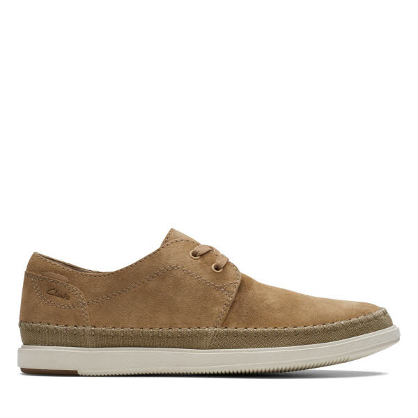 CLARKS Bratton Lo Sand Suede