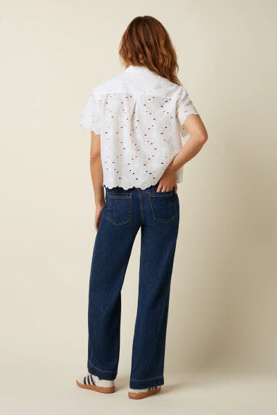 King Louie Exota BV Evelina Blouse white