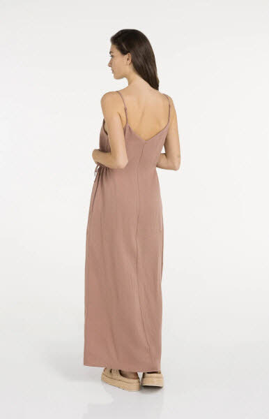 Yaya Trägerkleid lang - Burlwood pink