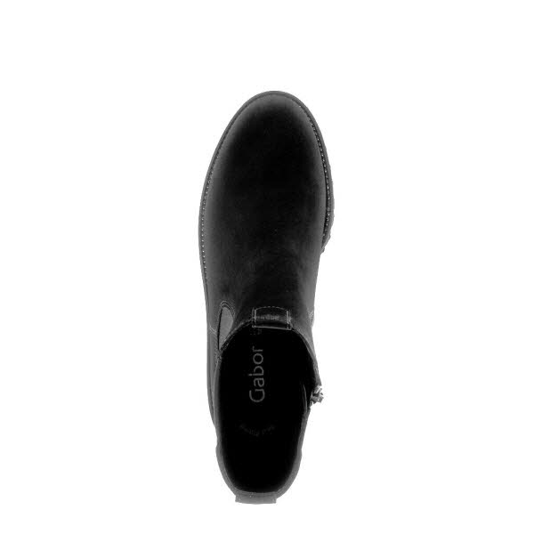 Gabor Stieflette flach Strass schwarz