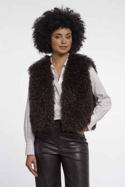 Rino&Pelle Waistcoat Coffee Roast