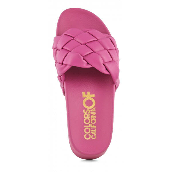 Colors of Calofornia Artcrafts International SpA Pantoffel Plateau Fuxia
