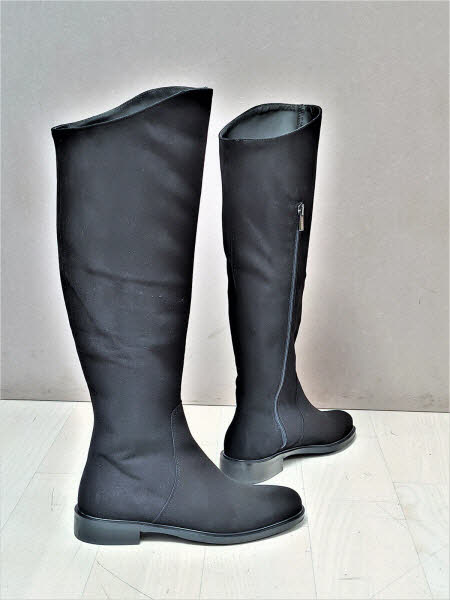 Gianluca Pisati Stiefel flach nero