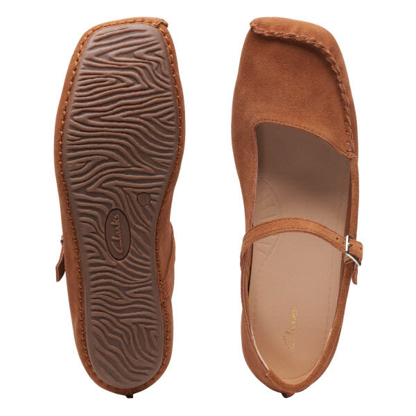 CLARKS Freckle Bar Dark Tan