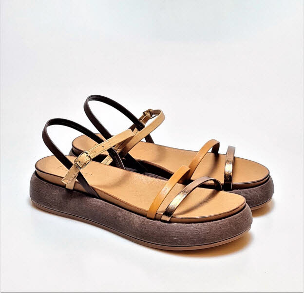 Inuovo Sandale Metallic Coconut Multi