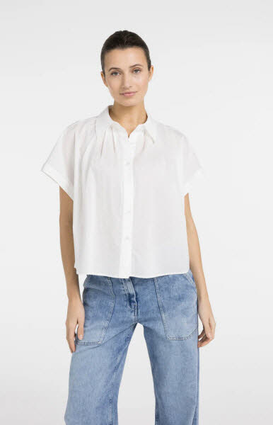 Yaya Bluse pure white