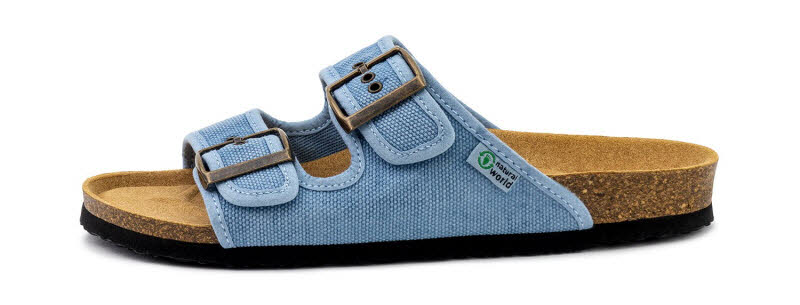NaturalWorld Pantoffel hellblau