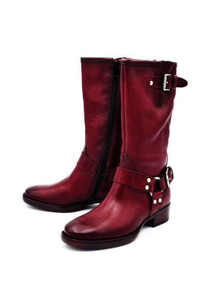 MJUS Stiefel Biker rot