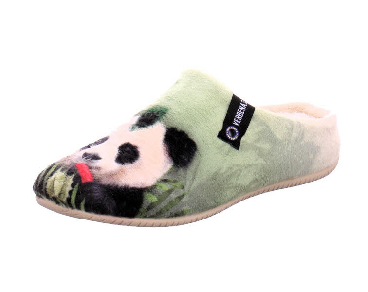 Verbenas Damenpantoffel York Panda