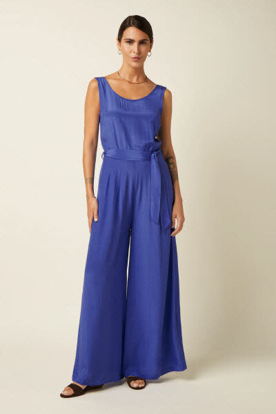 King Louie Exota BV Frida Jumpsuit Sista Amparo Blue
