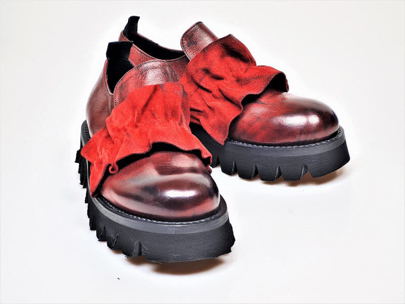 1735.a Fashion Group S.R.L. Slipper Smile rubino