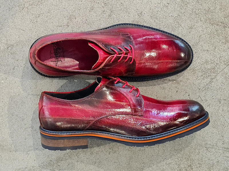 Lorenzi Herrenschnürer Anguilla Rosso