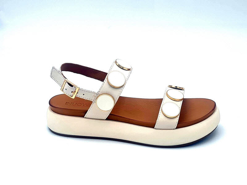 Inuovo Sandale flack crema