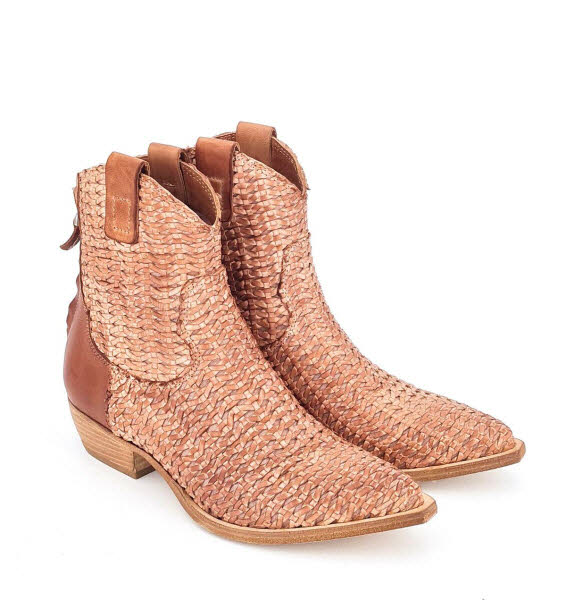 MIMMU Boot Flecht taupe