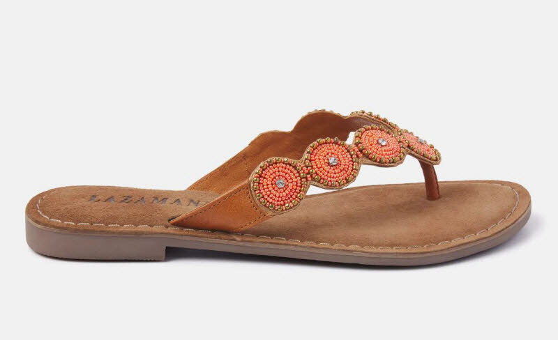 Lazamani Zehenpantoffel orange