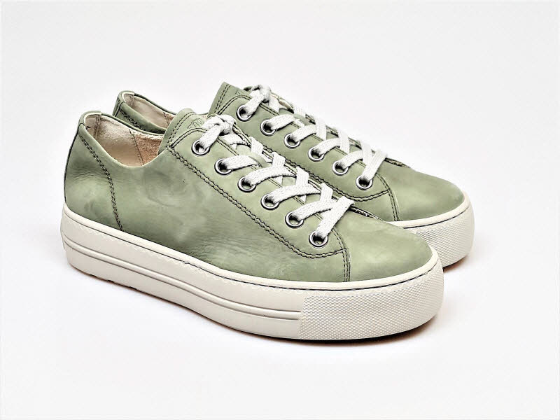 PAUL GREEN Sneaker Nubuk Herb