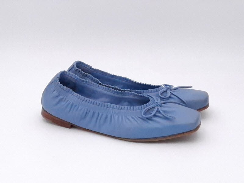 Rebecca White Ballerina Wash Nappa Sky