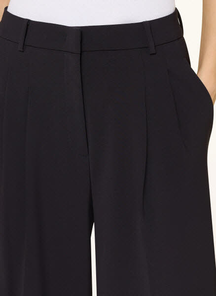 CAMBIO Change Sportswear Hose Leinen black blue