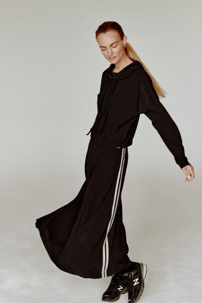 Penn&Ink N.Y. Anna-S Skirt Stripe black