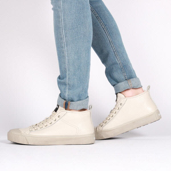 Blackstone Herren-Schnürboot offwhite