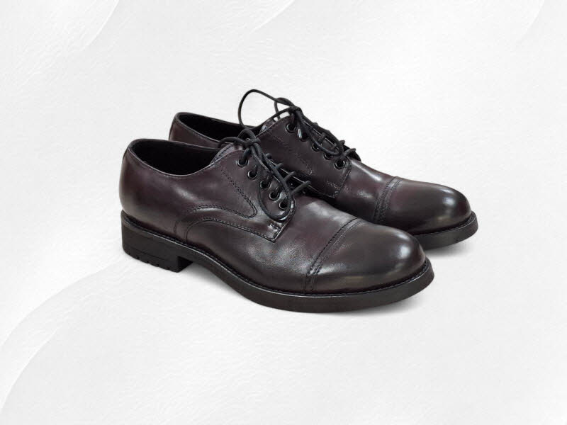 JP DAVID Herrenschnürer schwarz