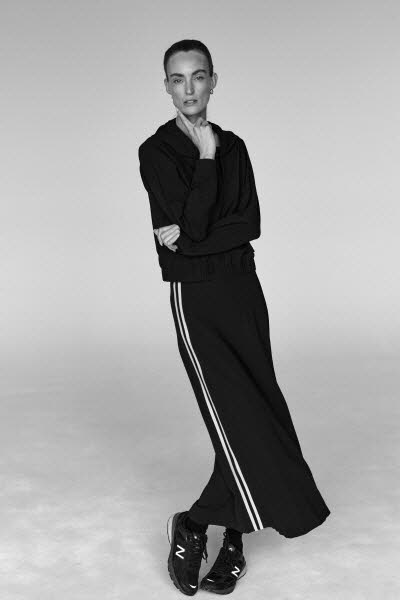 Penn&Ink N.Y. Anna-S Skirt Stripe black