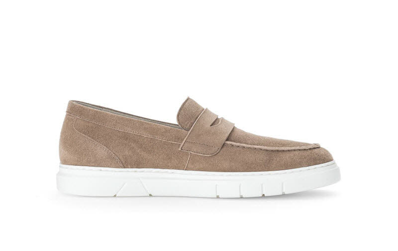 Gabor Herrenslipper Suede taupe
