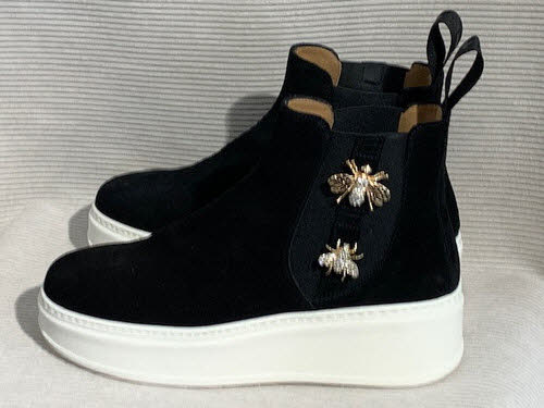 Giove Chelseaboot Velour Nero