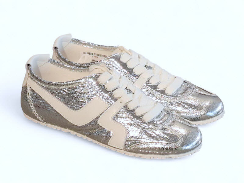 Massimo Santini Alana Sneaker cracked silver
