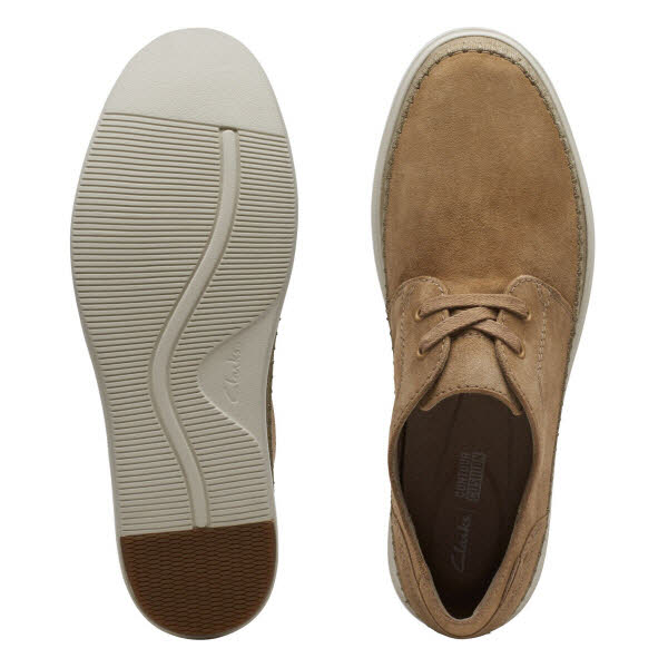 CLARKS Bratton Lo Sand Suede