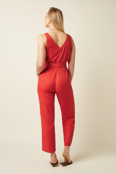 King Louie Exota BV Fiona Jumpsuit Cameron Red