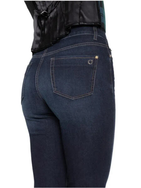 CAMBIO Change Sportswear Paris flared Hose deep ocean