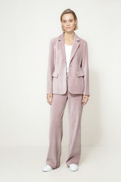 CATNOIR Blazer Jersey Wide Cord - Mauve