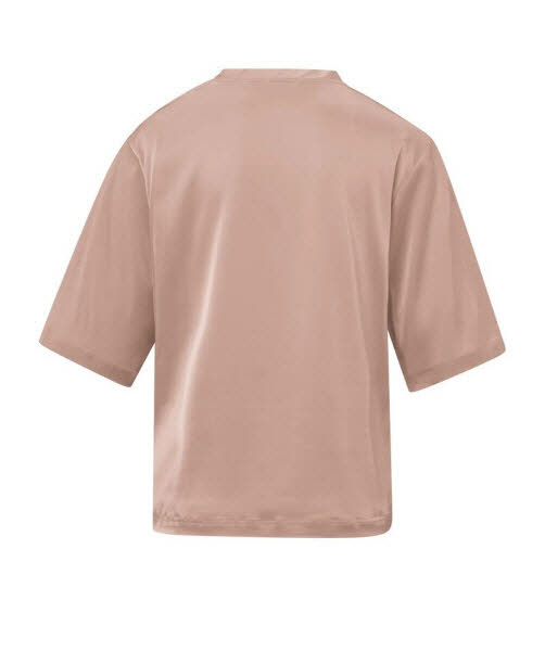Yaya Oversize-T-Shirt aus Satin