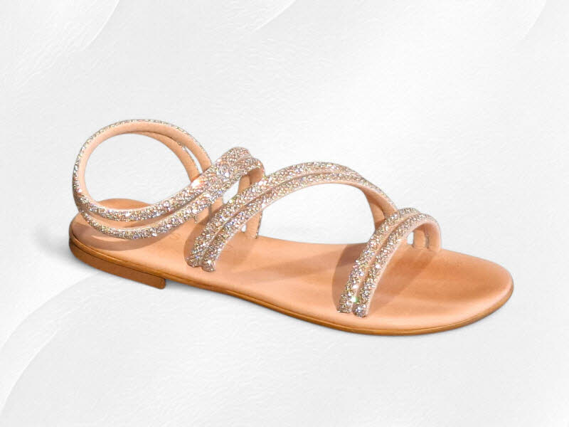 MOSAIC Sandale rosegold