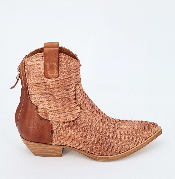 MIMMU Boot Flecht taupe